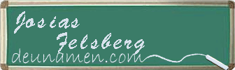 Josias Felsberg Visitenkarte